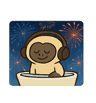 花火テナガザルのわくわくナイト@SFW（個別スタンプ：11）