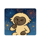 花火テナガザルのわくわくナイト@SFW（個別スタンプ：14）