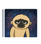 花火テナガザルのわくわくナイト@SFW（個別スタンプ：18）