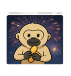 花火テナガザルのわくわくナイト@SFW（個別スタンプ：23）