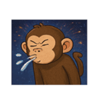 花火チンパンジーのにぎやかナイト@SFW（個別スタンプ：30）