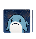 花火サメのクールナイト@SFW（個別スタンプ：3）