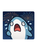 花火サメのクールナイト@SFW（個別スタンプ：4）