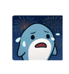花火サメのクールナイト@SFW（個別スタンプ：5）