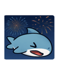 花火サメのクールナイト@SFW（個別スタンプ：8）