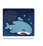 花火サメのクールナイト@SFW（個別スタンプ：12）