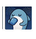 花火サメのクールナイト@SFW（個別スタンプ：14）