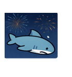 花火サメのクールナイト@SFW（個別スタンプ：16）