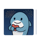 花火サメのクールナイト@SFW（個別スタンプ：23）