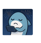 花火サメのクールナイト@SFW（個別スタンプ：24）