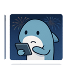 花火サメのクールナイト@SFW（個別スタンプ：26）