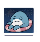 花火サメのクールナイト@SFW（個別スタンプ：27）