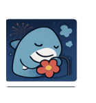 花火サメのクールナイト@SFW（個別スタンプ：28）