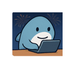 花火サメのクールナイト@SFW（個別スタンプ：29）