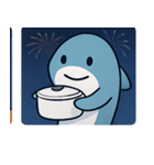 花火サメのクールナイト@SFW（個別スタンプ：30）