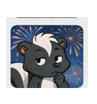 花火スカンクのきらめきナイト@SFW（個別スタンプ：7）