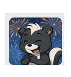 花火スカンクのきらめきナイト@SFW（個別スタンプ：9）