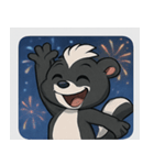 花火スカンクのきらめきナイト@SFW（個別スタンプ：18）