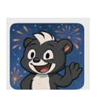 花火スカンクのきらめきナイト@SFW（個別スタンプ：20）