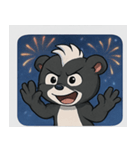 花火スカンクのきらめきナイト@SFW（個別スタンプ：21）