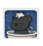 花火スカンクのきらめきナイト@SFW（個別スタンプ：27）