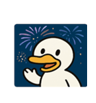 花火のアヒル@SFW（個別スタンプ：17）