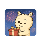 花火のアルパカ@SFW（個別スタンプ：9）
