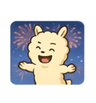 花火のアルパカ@SFW（個別スタンプ：10）
