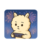 花火のアルパカ@SFW（個別スタンプ：11）