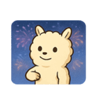 花火のアルパカ@SFW（個別スタンプ：13）