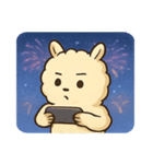 花火のアルパカ@SFW（個別スタンプ：14）