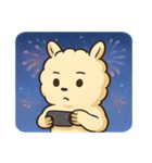 花火のアルパカ@SFW（個別スタンプ：15）