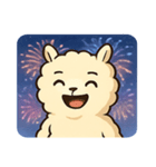 花火のアルパカ@SFW（個別スタンプ：22）