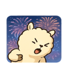 花火のアルパカ@SFW（個別スタンプ：24）