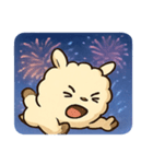 花火のアルパカ@SFW（個別スタンプ：28）