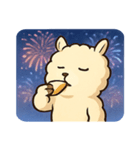 花火のアルパカ@SFW（個別スタンプ：29）