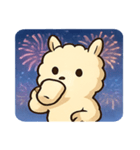 花火のアルパカ@SFW（個別スタンプ：30）