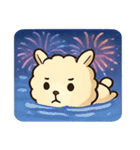 花火のアルパカ@SFW（個別スタンプ：31）