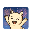 花火のアルパカ@SFW（個別スタンプ：32）