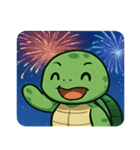 花火ウミガメ@SFW（個別スタンプ：1）