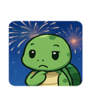 花火ウミガメ@SFW（個別スタンプ：4）