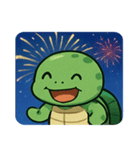 花火ウミガメ@SFW（個別スタンプ：6）