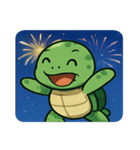 花火ウミガメ@SFW（個別スタンプ：10）