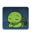 花火と甲羅のウミガメ@SFW（個別スタンプ：32）