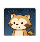 花火のアライグマ@SFW（個別スタンプ：2）