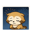 花火のアライグマ@SFW（個別スタンプ：3）