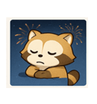 花火のアライグマ@SFW（個別スタンプ：10）