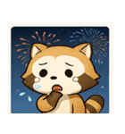 花火のアライグマ@SFW（個別スタンプ：19）