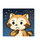 花火のアライグマ@SFW（個別スタンプ：20）