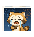 花火のアライグマ@SFW（個別スタンプ：21）